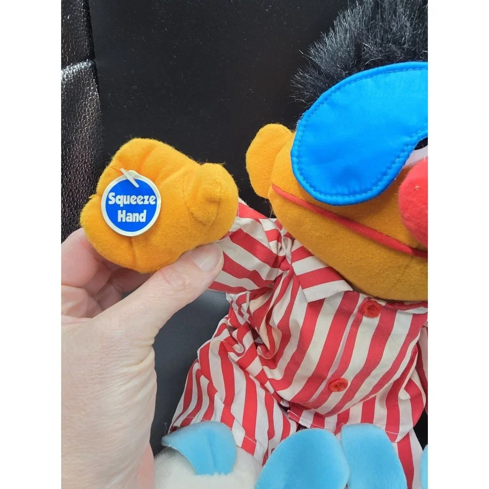 Vintage 1996 Tyco Sesame Street Sing Sleep Snore Ernie‎ Pjs Toy Tested Works